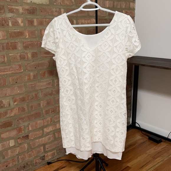 White mini dress. Size M - Picture 3 of 5